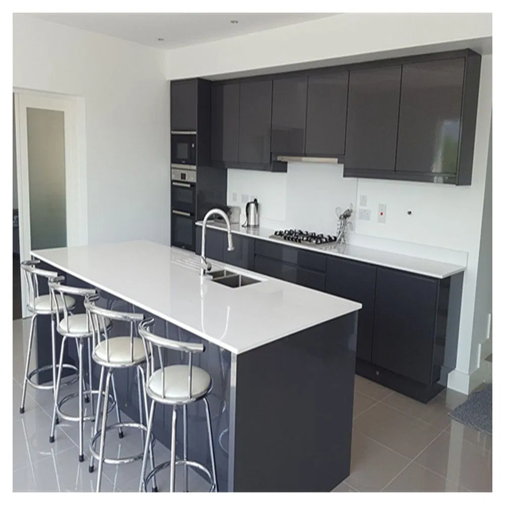 Wooden Kitchen Cabinets Set for Condo Open Modern Furniture Cuisine Complete Farmhouse Modular Cabinets