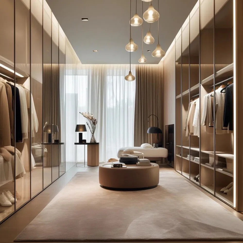 Waymove Best Quality Factory Plastic Modern Bedroom Closet Fitted Melamine Fold Wardrobe