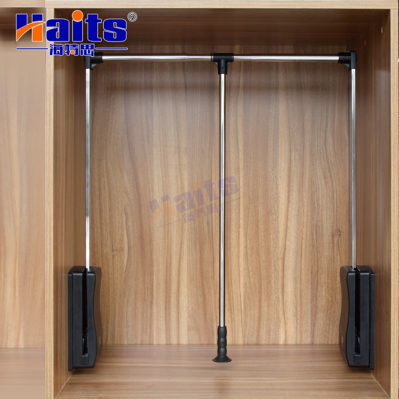Pull-Down Wardrobe Lifter Hanger Urable Closet Hanger Hardware Manufacturer