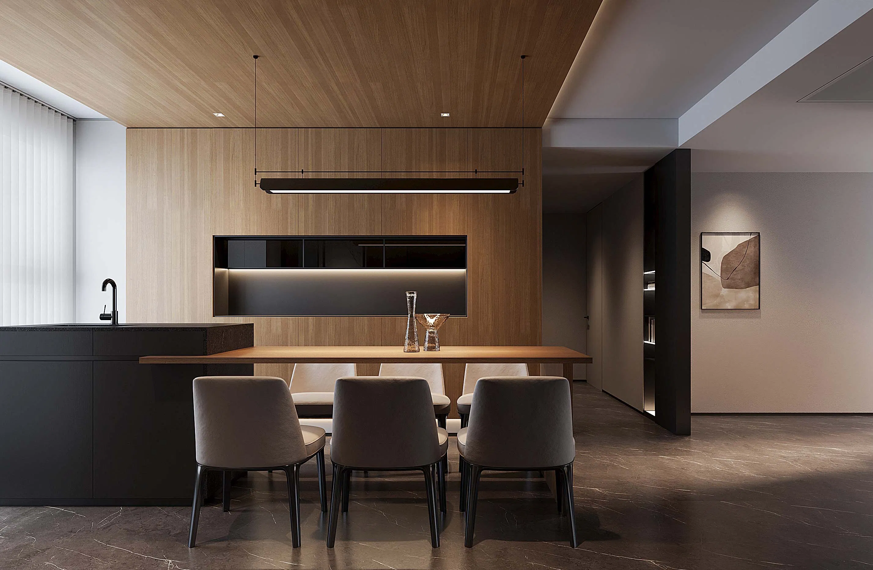 Stylish High-End Wine Storage Cabinet for Living Spaces