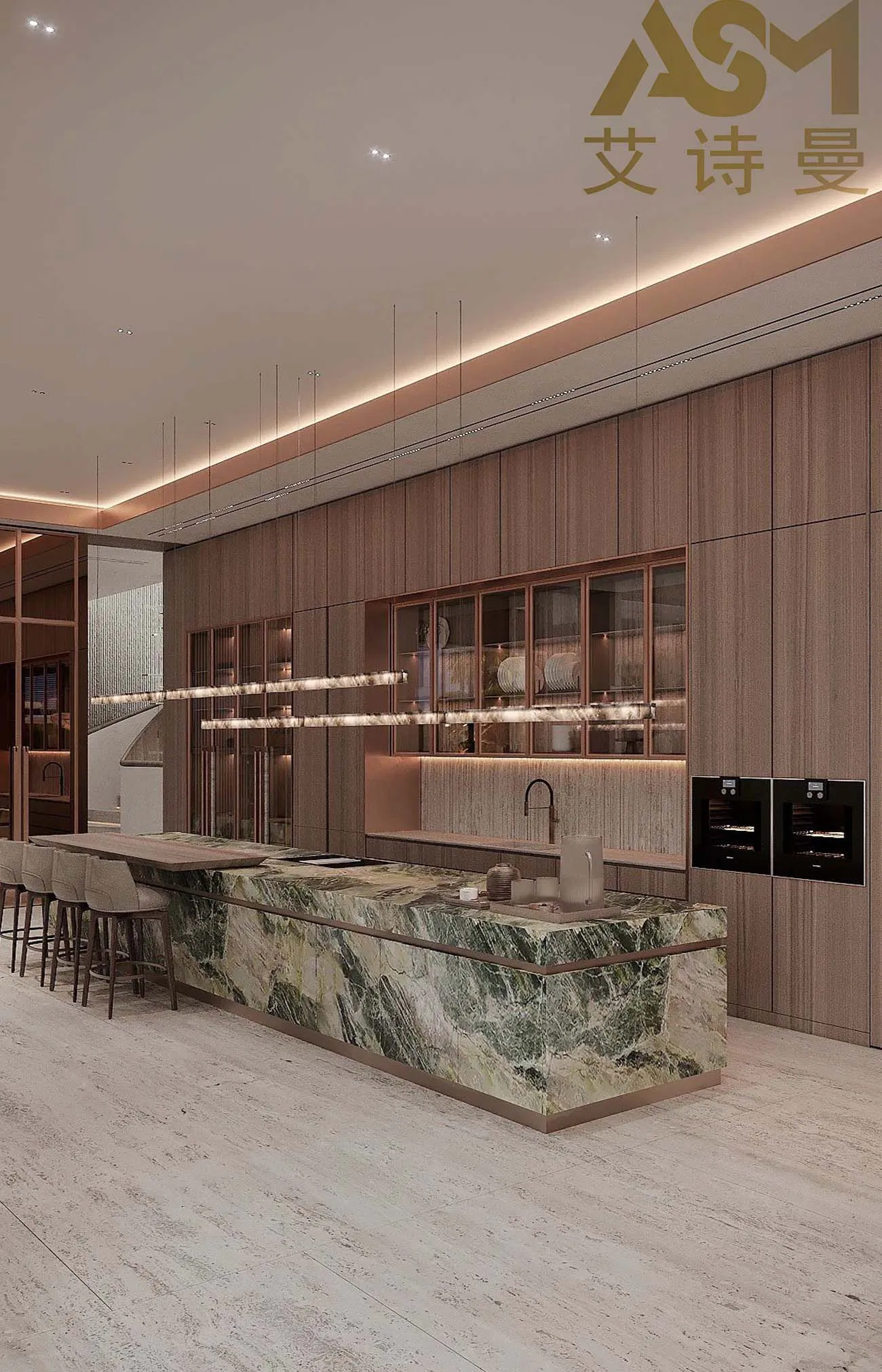 Compact Kitchen Cabinet with Smart Design Features