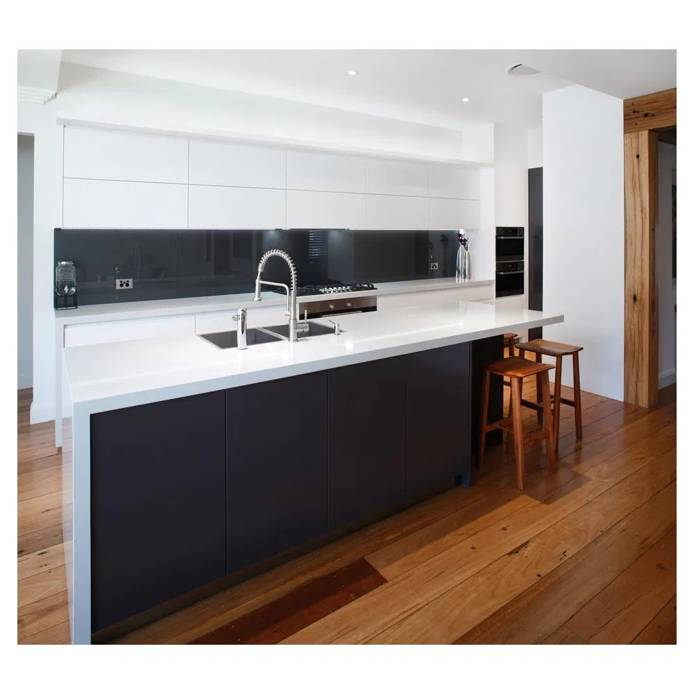 Cbmmart Kitchen Cabinet Modern Wardrobe White Beech Wood Rubber Wood Cabinets