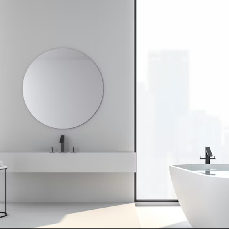 Mbf Wood Finish Vanity Floating Bathroom Vanity