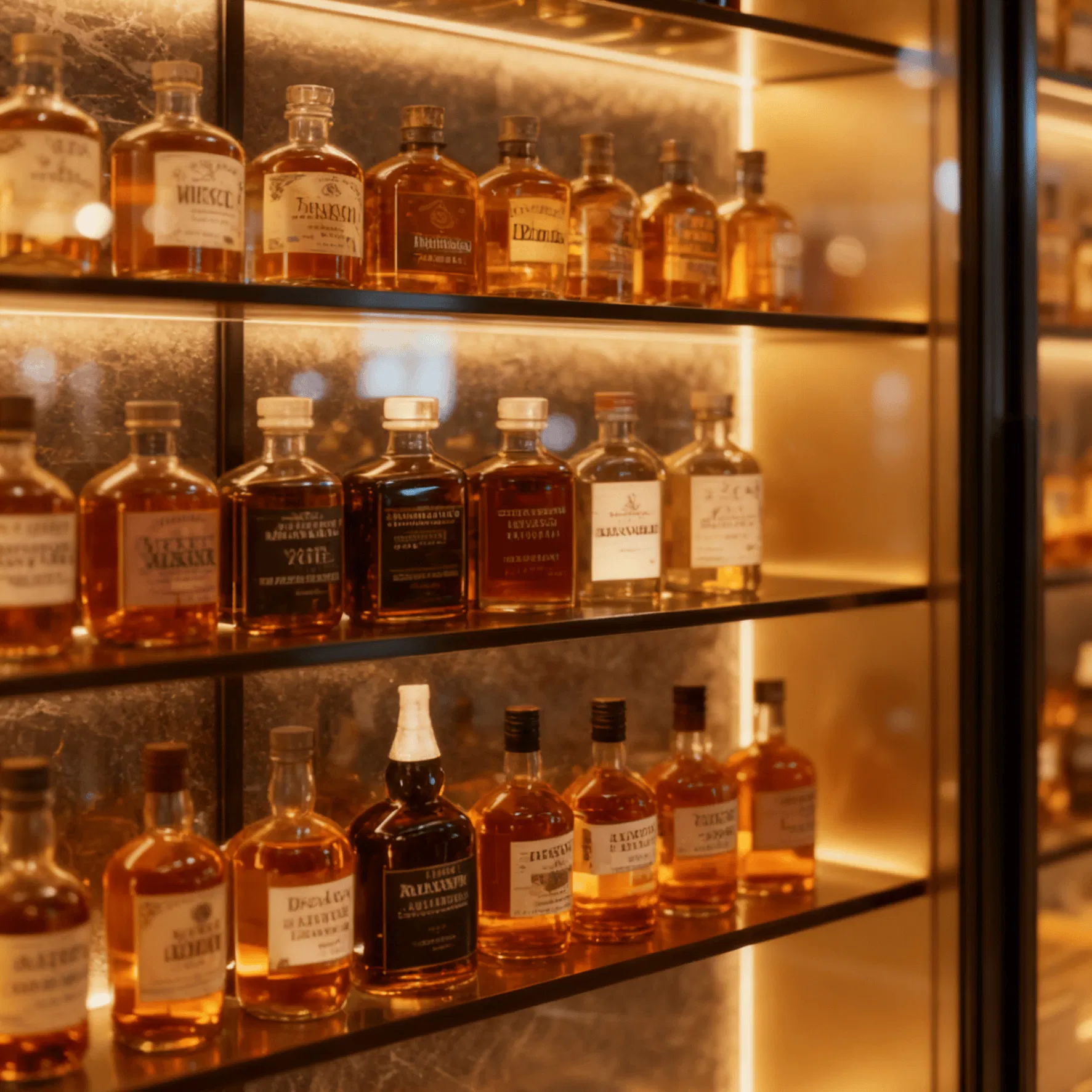 Modern Luxury Stainless Steel Wine Storage Cabinet with Temperature Control