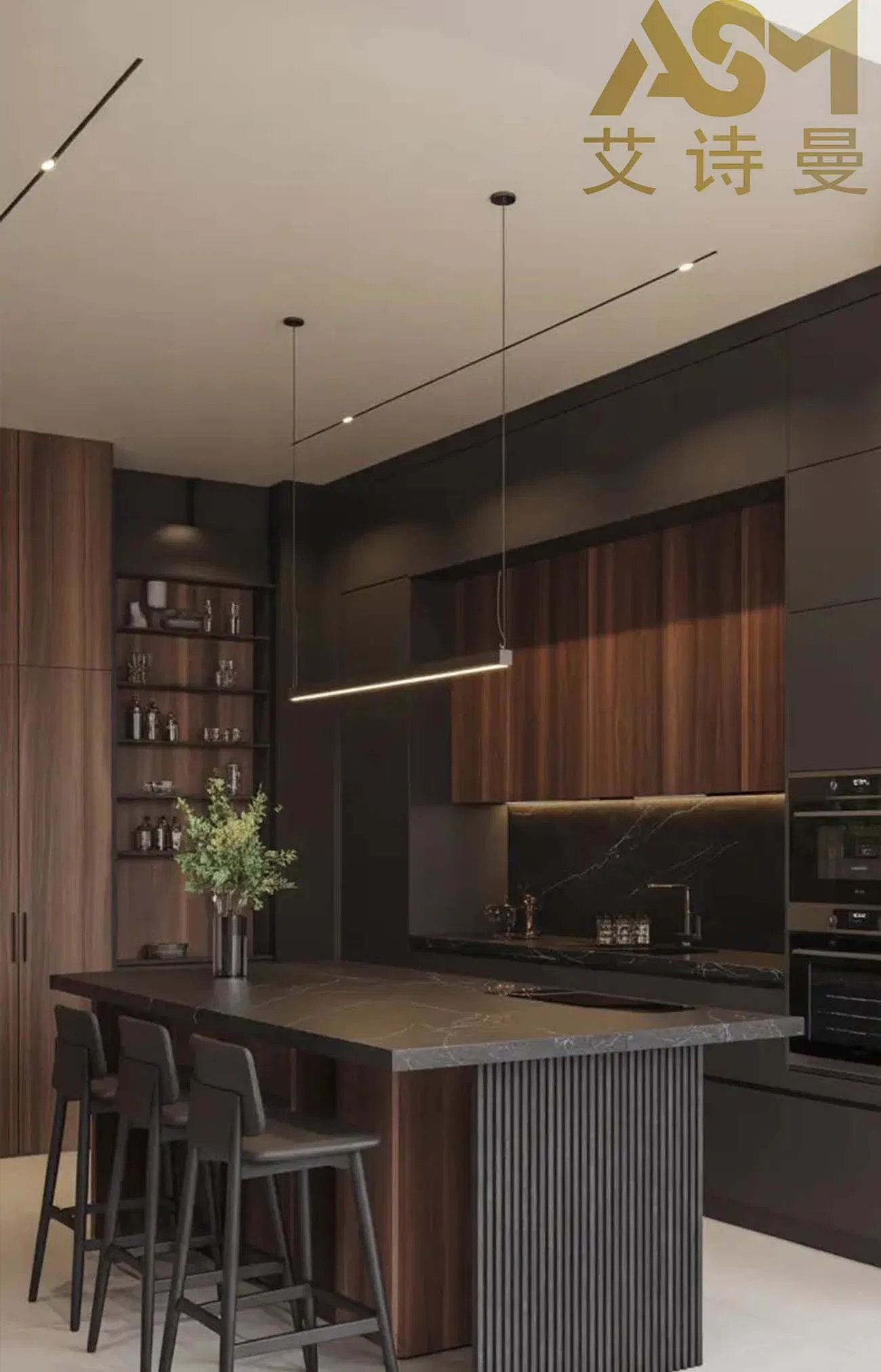 Modern Cabinet Unit with Sleek Visual Appeal