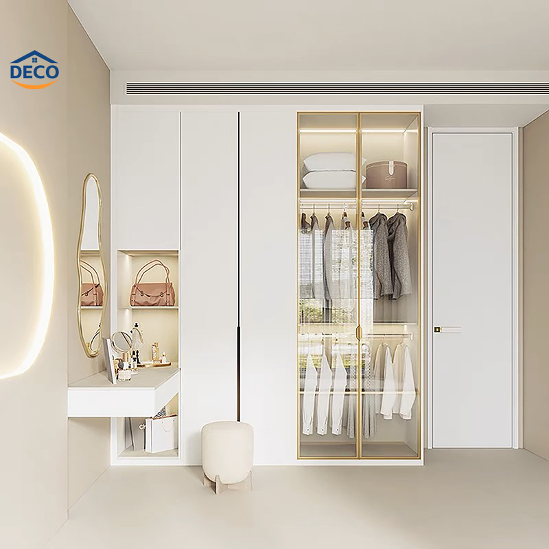 Storage Wardrobe Home Small Apartment Bedroom Simple Modern Sliding Door Wardrobe