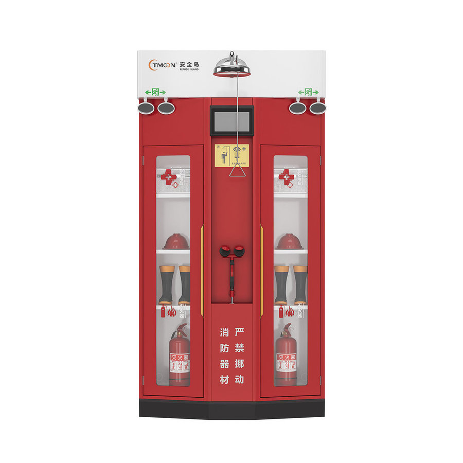 Durable All-Steel Lab Emergency Safety Equipment Island Cabinet for Industrial Safety