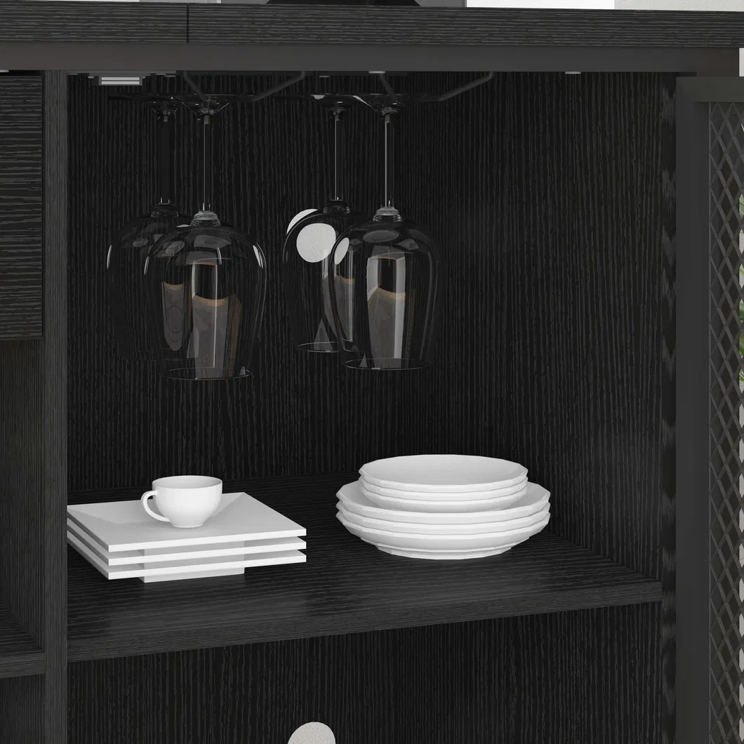 Industrial Style Wine Cabinet