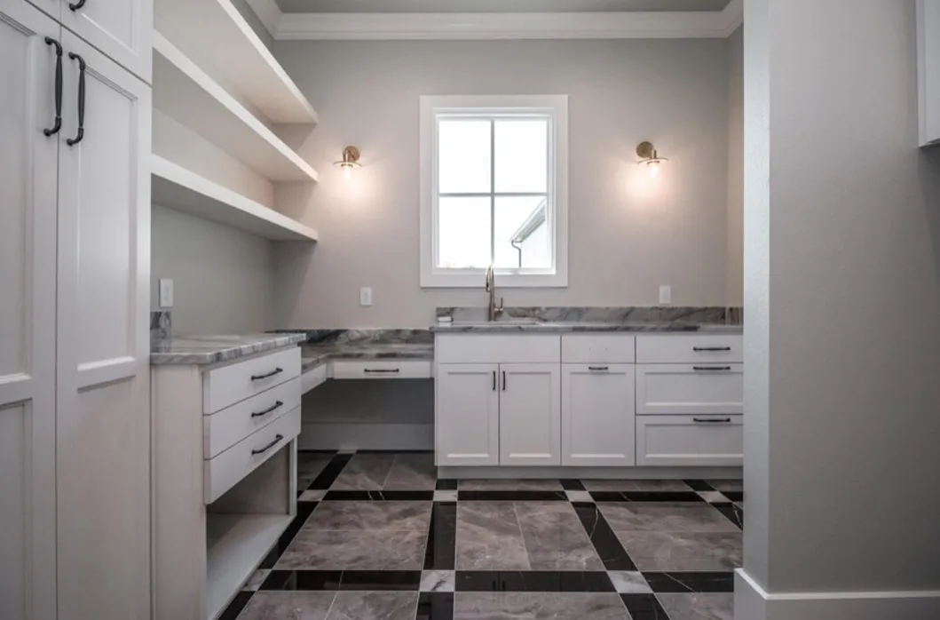 Classic White Shaker Laundry Cabinets