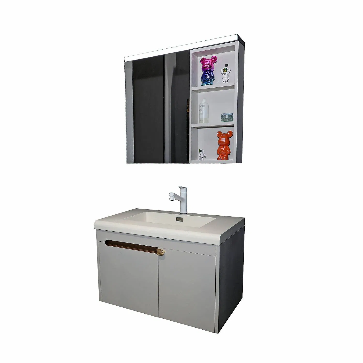 Jataii Bathroom Cabinet Functional Bathroom Cabinets with Linen Tower for 3 Bathroom Count