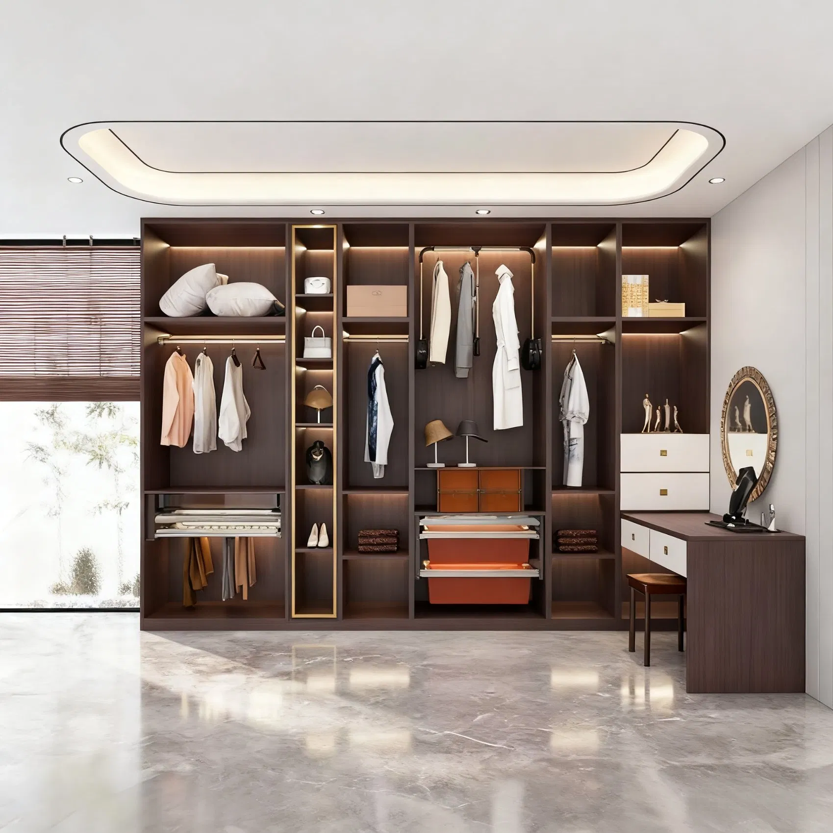 Home Bedroom Corner Sliding Door Wardrobe Printed Sliding Wardrobe Doors