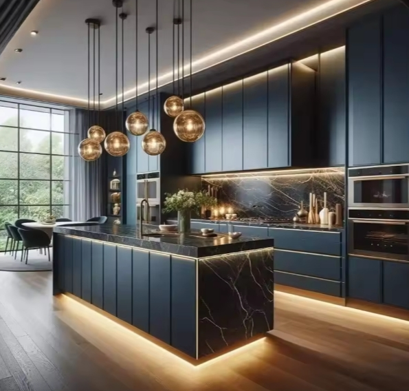 Full High End Modern Portable Wooden Pantry China Cabinets for Sale Set