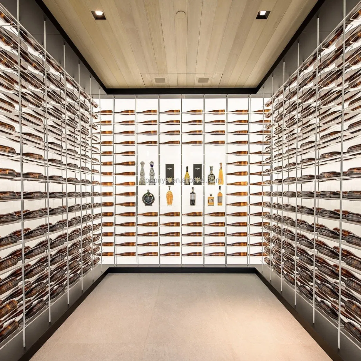 Premium Walk-in Wine Cellar with Durable Stainless Steel Design