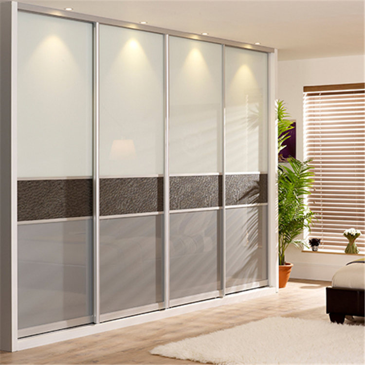 Modern Bedroom Furniture Wooden Wall Wardrobe with Sliding Door