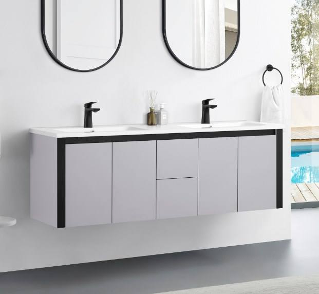 Bathroom Commercial Double Sink Bathroom Vanity Cabinet 2025