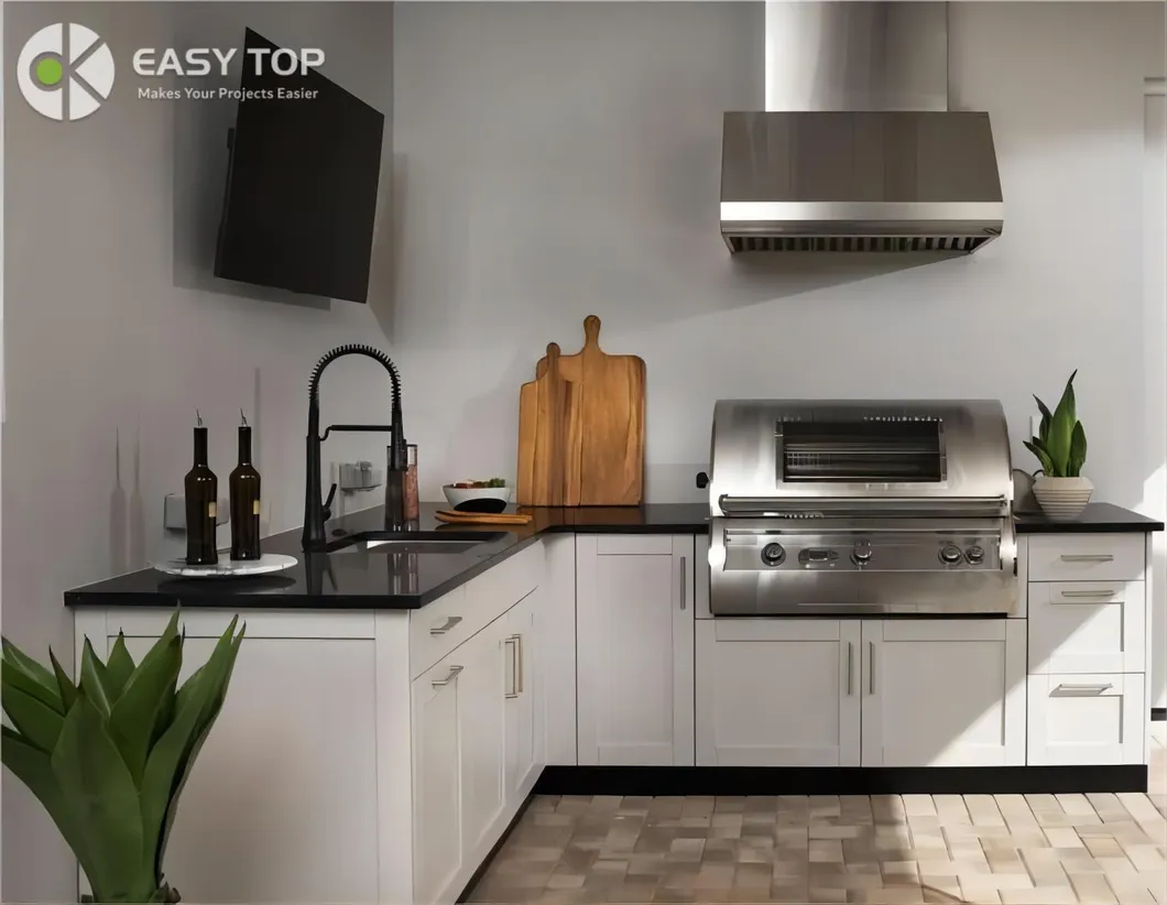 Outdoor Kitchen Cabinet View 2