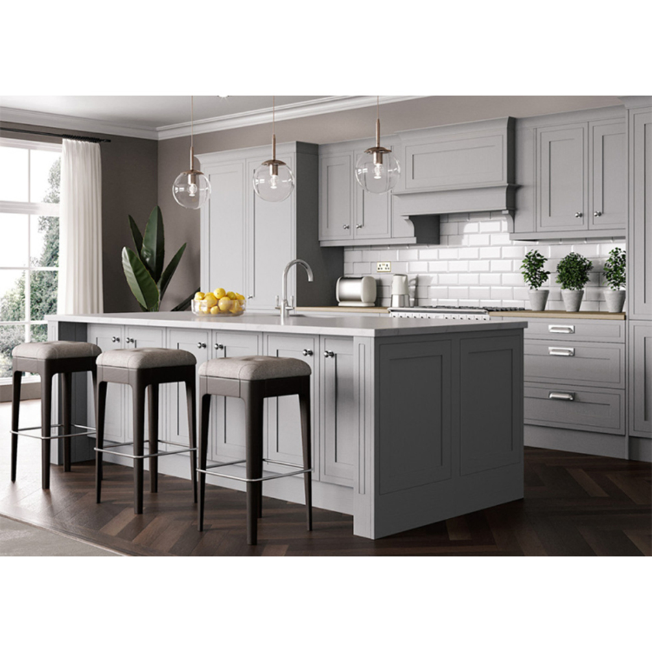 Custom Kitchen Cabinets Solid Wood Kitchen Cupboards with Modular Island Storage Pantry Cabinet and Kitchen Furniture for Home Projects