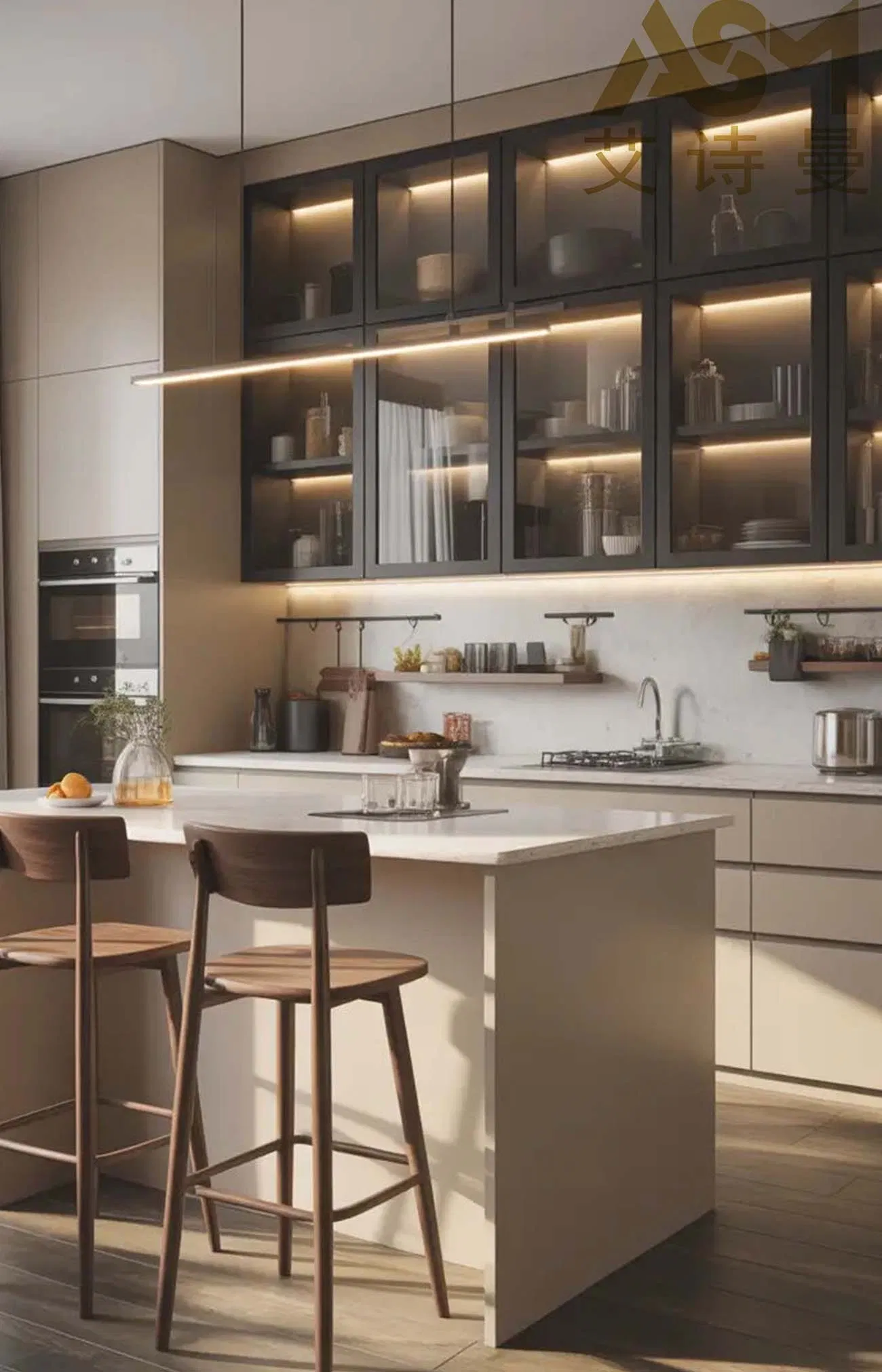 Versatile Cabinet Unit with Multi-Zone Storage