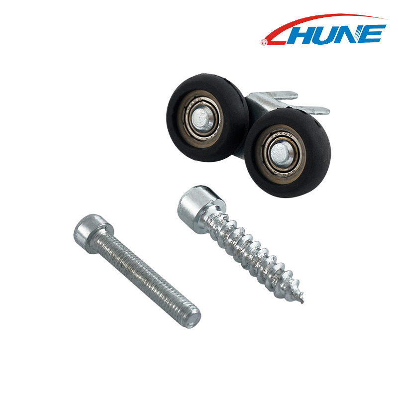 OEM ODM Iron Aluminum Steel Alloy Wheel Nylon Plastic Pulley Sliding Door Rollers for Furniture Wardrobe Parts