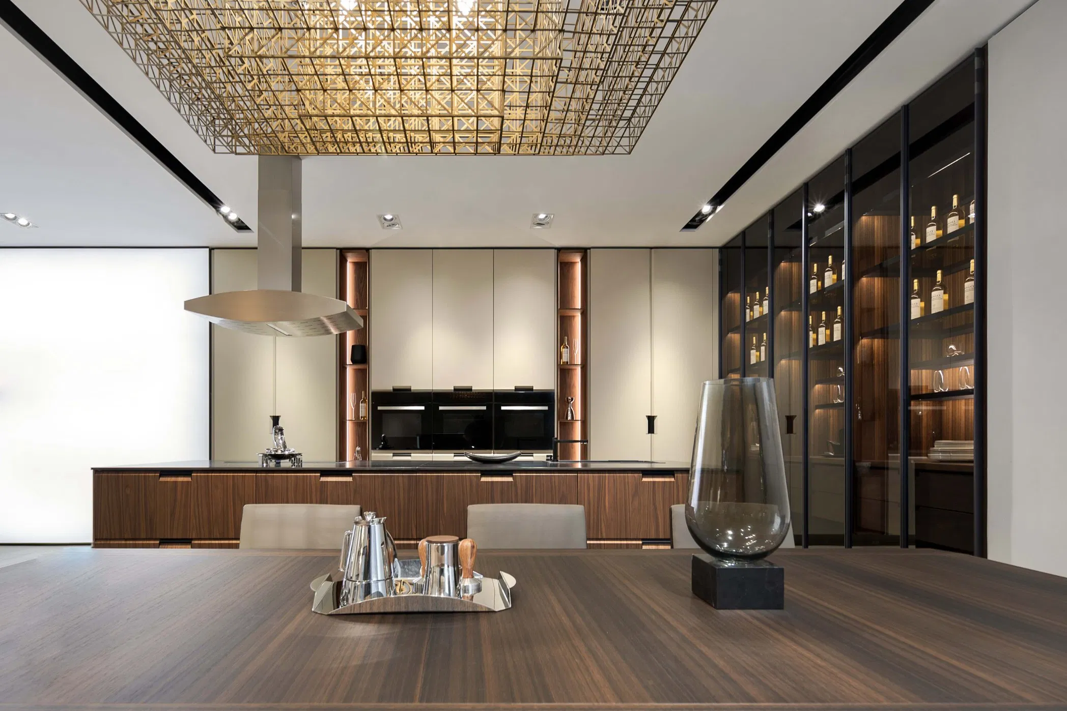 Stylish High-End Wine Storage Cabinet for Living Spaces