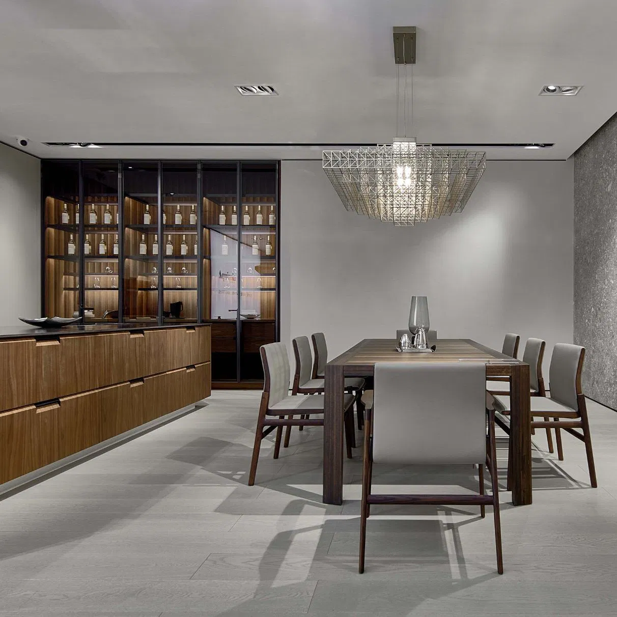 Stylish High-End Wine Storage Cabinet for Living Spaces