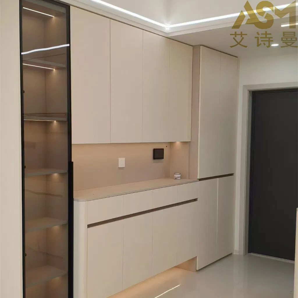 Living Room Shoes Rack Modern Customized Shoes Cabiney Large Linen Modern Wooden Furniture Flip Shoe Cabinet