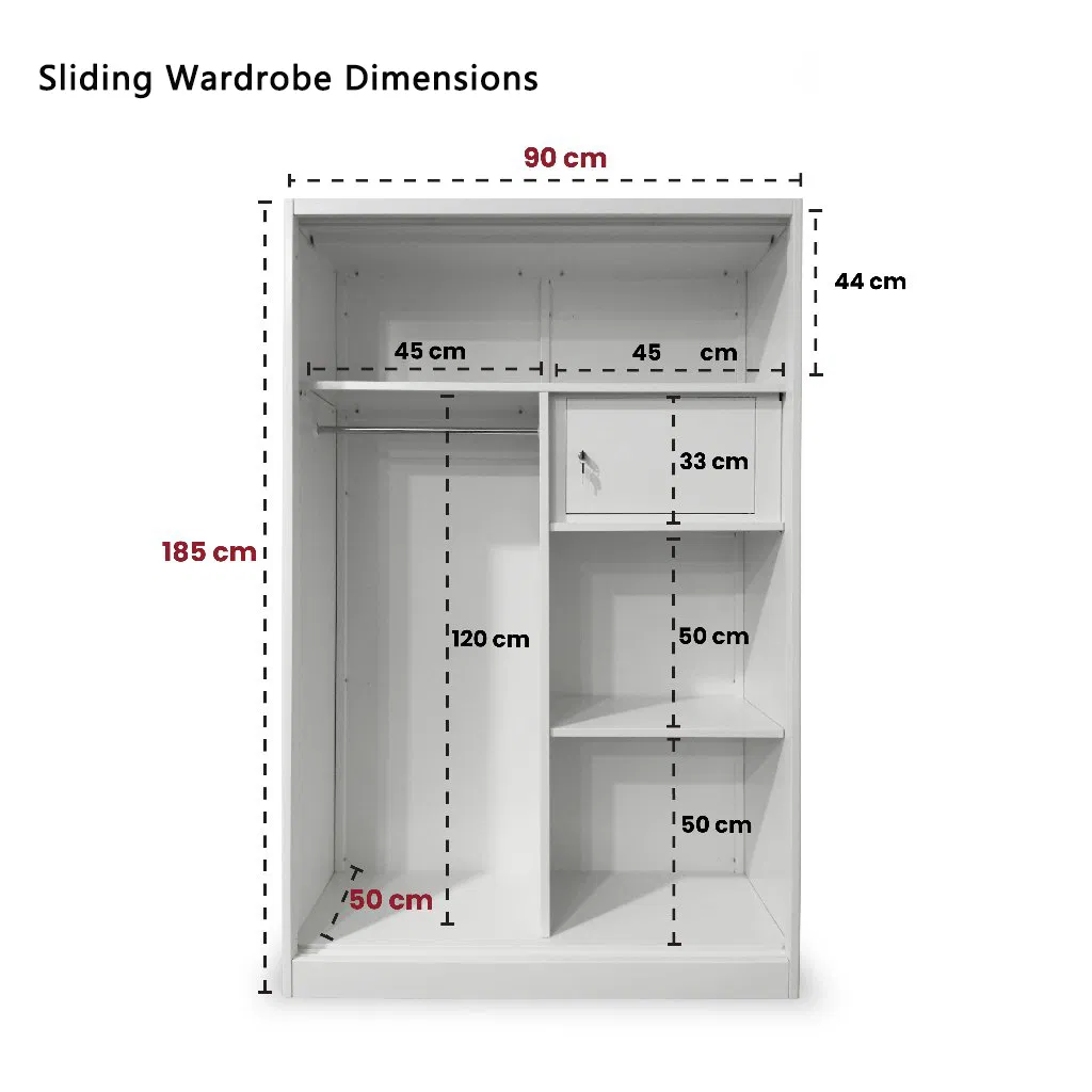 Modern Custom Sliding Double Sliding Door Metal Wardrobe Steel Storage Wardrobe Bedroom Printed Wardrobe