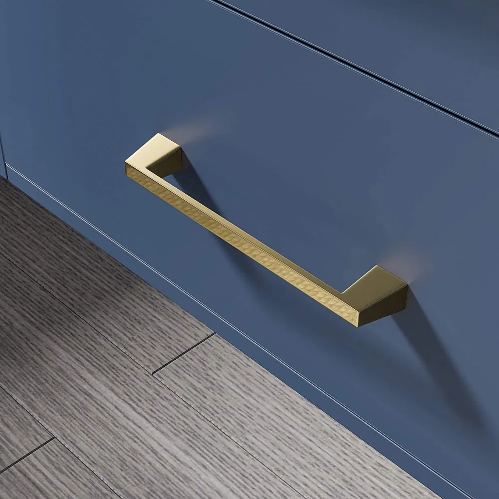 24" Wall Mountedblue Floating Bathroom Vanity with White Ceramic Sink