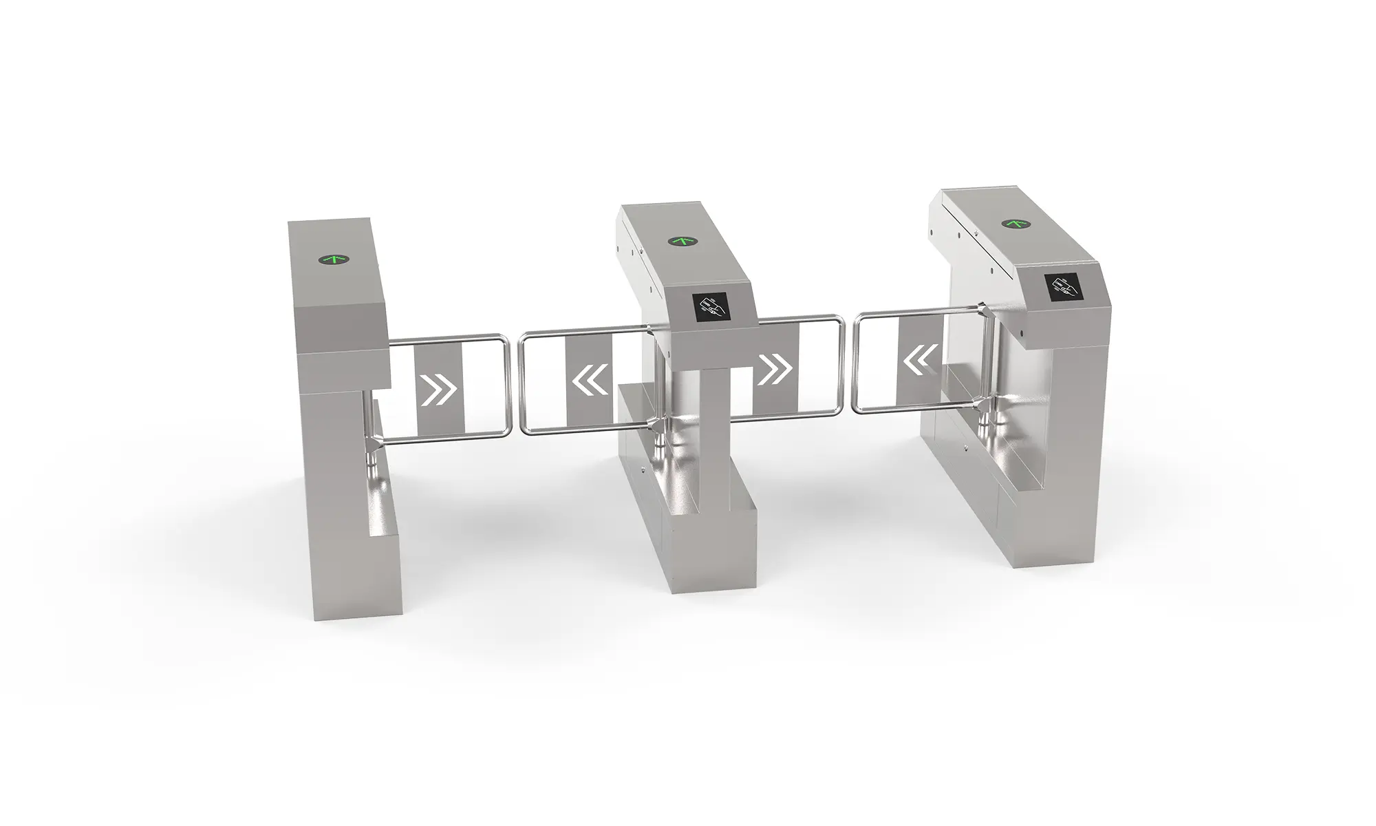 Swing turnstile gate installation diagram 2