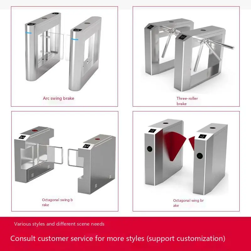 Durable Office Building Entrance Attendance Security Access Control Turnstiles Gate Swing Barrier Speed Gate Manufacturers, Supplier