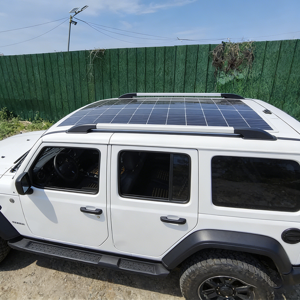 Wholesale High Quality Frameless Lightweight Monocrystalline Solar Panel 182mm Cell 23% Efficiency 300W-500W for Car Outdoor Use