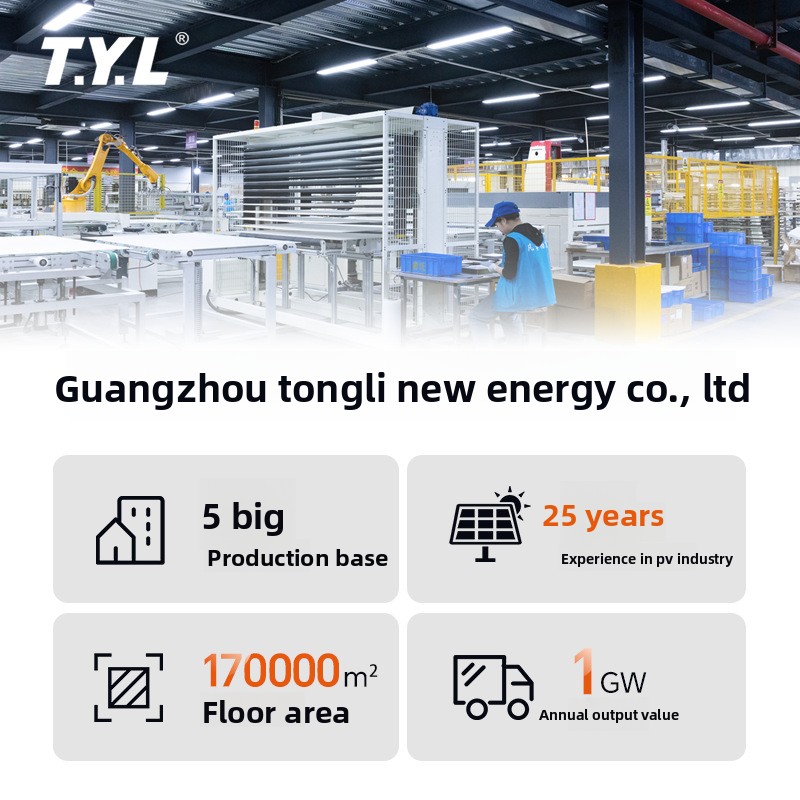 Solar Power Panels Household 550W High-Efficiency Laminated Monocrystalline Cells Roof-Mounted Photovoltaic Panels 2278x1134mm