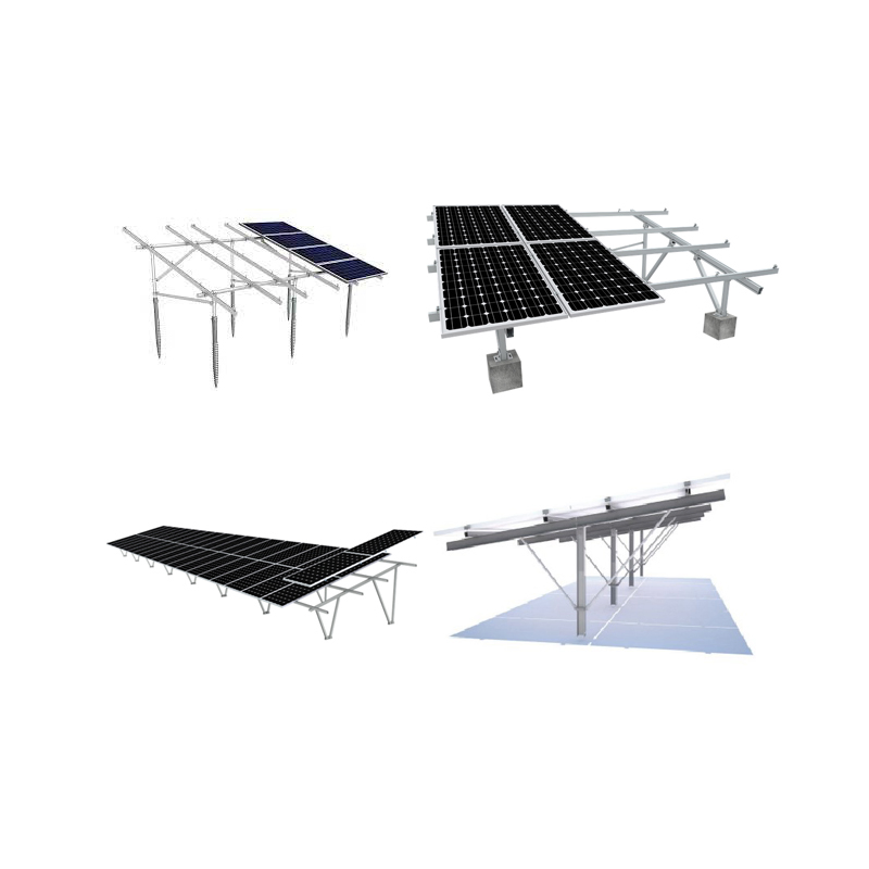 Ground Solar Mounting PV Racking Solar Pile Mount Structure System