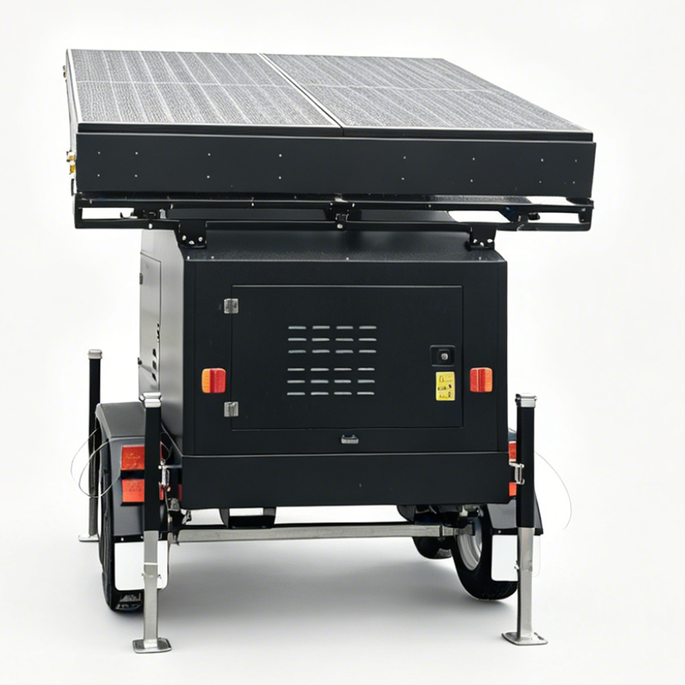 28Kw Hybrid Solar Generator Power Plant with Lithium Ion Battery and MPPT Controller 50/60Hz 230/400V