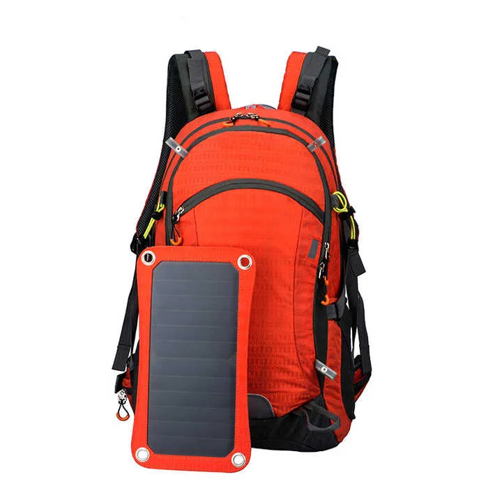Waterproof Outdoor Travel Portable Solar Panel Laptop Backpack