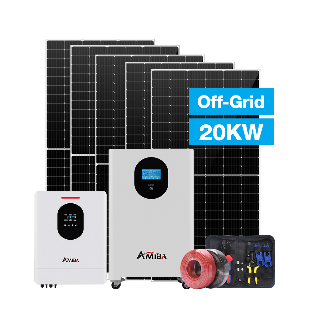 Complete Off Grid Solar System 20kw 15kw 12kw 10kw 8kw 6kw Solar Panel System 5Kw 5Kva Hybrid Solar Power Energy System