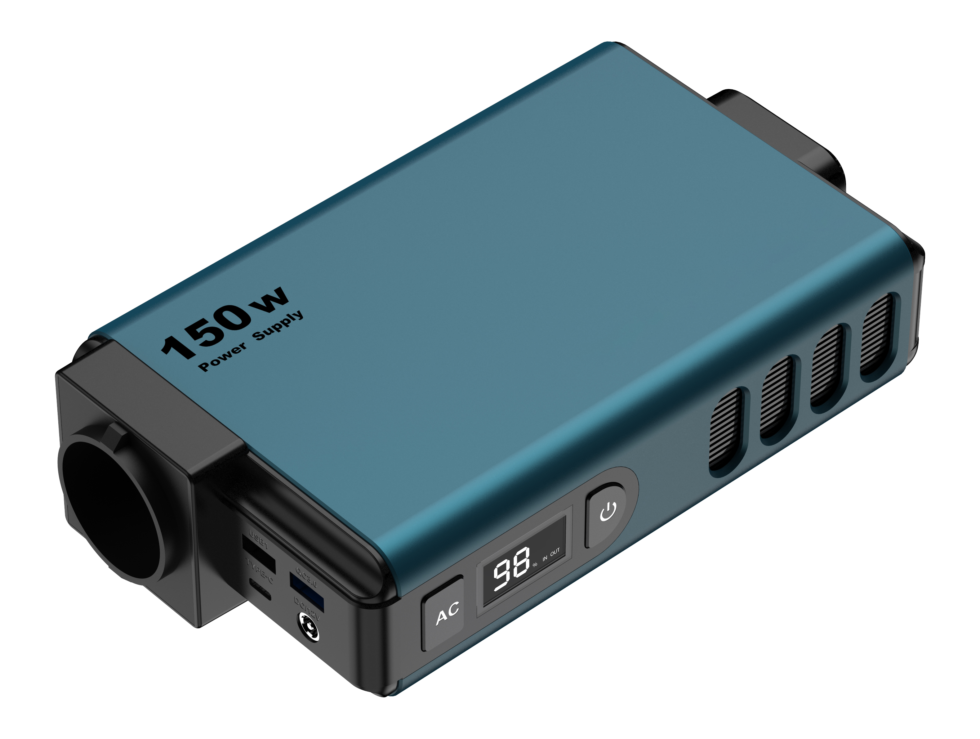 Portable 150W 3.7V Outdoor Energy Storage Power Station with Larger 32000mAh Capacity