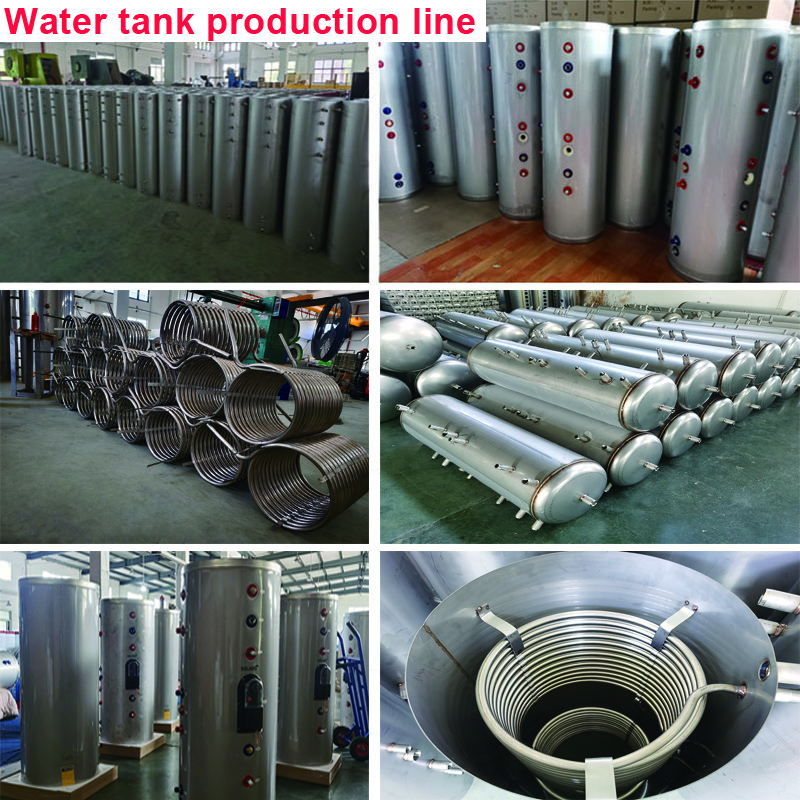 150-500 Liter Evacuated Tube Heat Pipe Pressurized Split Solar Water Heater System