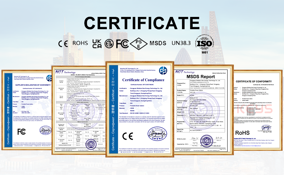 Certifications