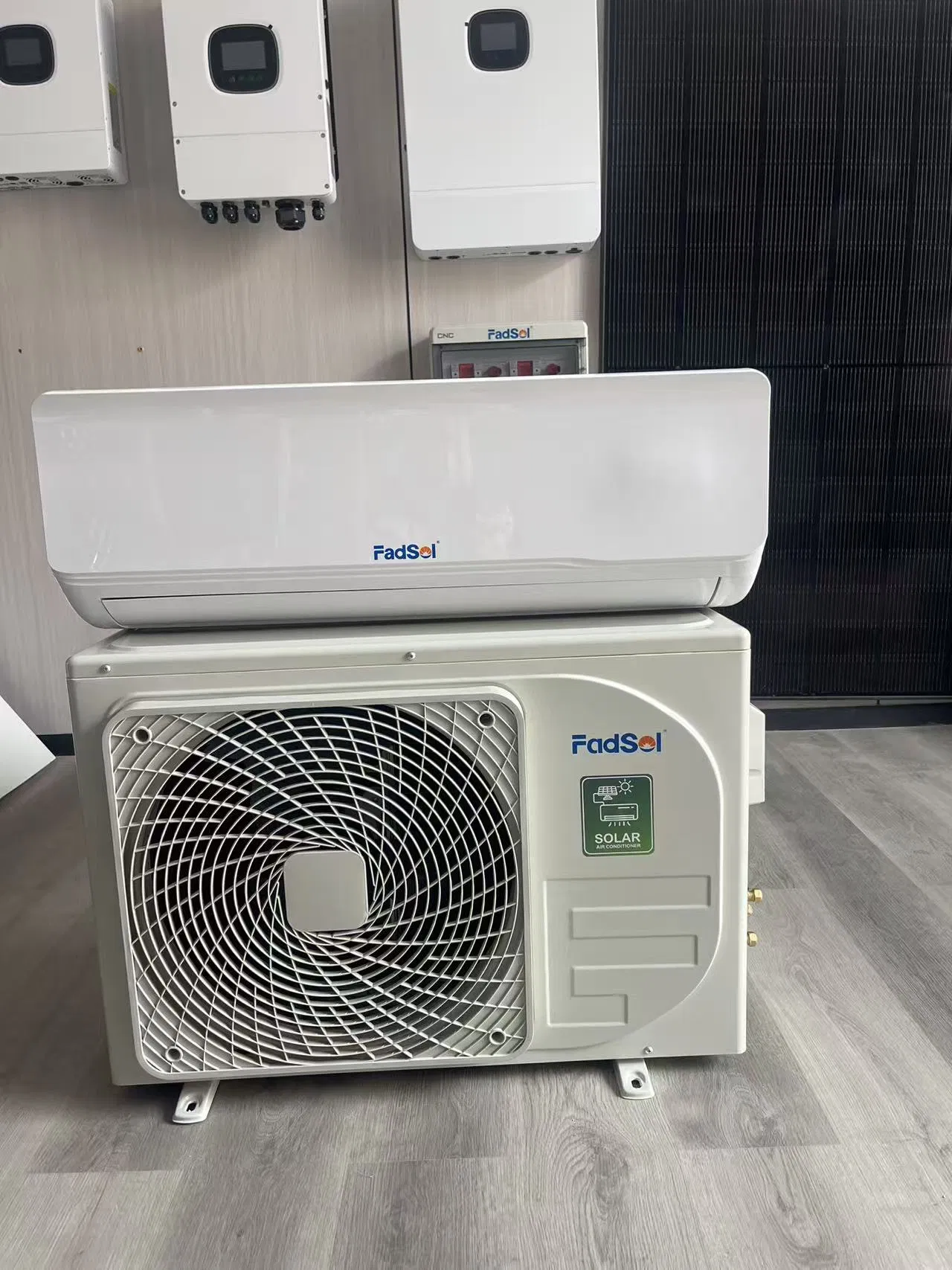 Solar Air Conditioner DC 9000-18000 BTU Powered Inverter Energy System off Grid Split for Home