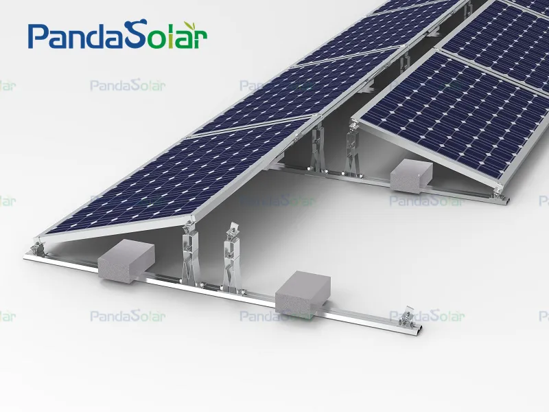 Concrete Foundation Solar Energy System Roof Mounting Ballast Bracket