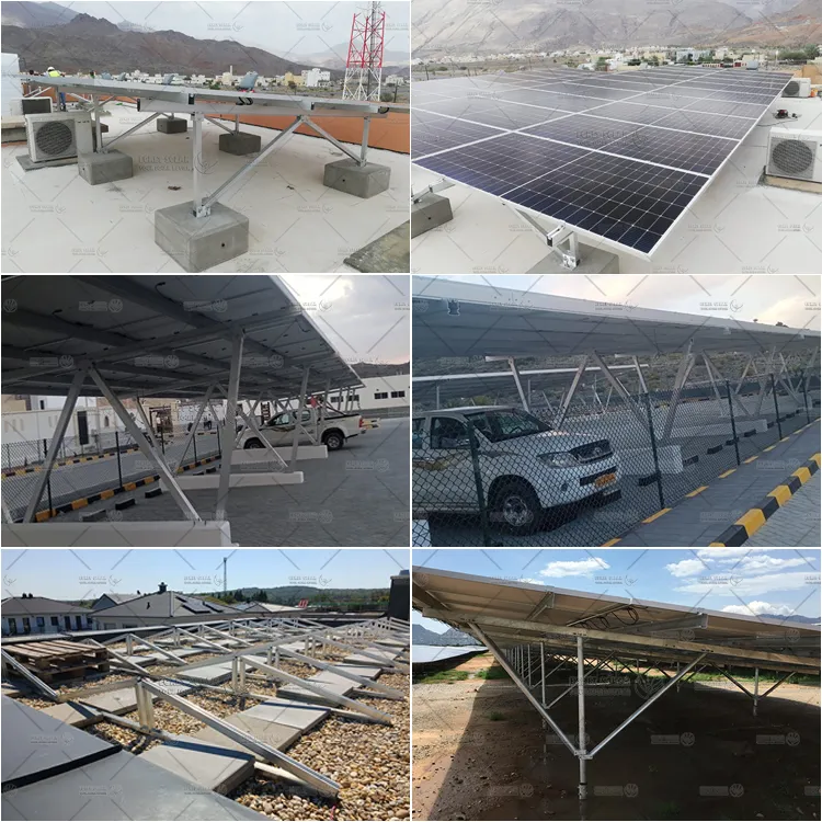 Easy Install Ballasted Mount Flat Roof Solar Mounting Systems