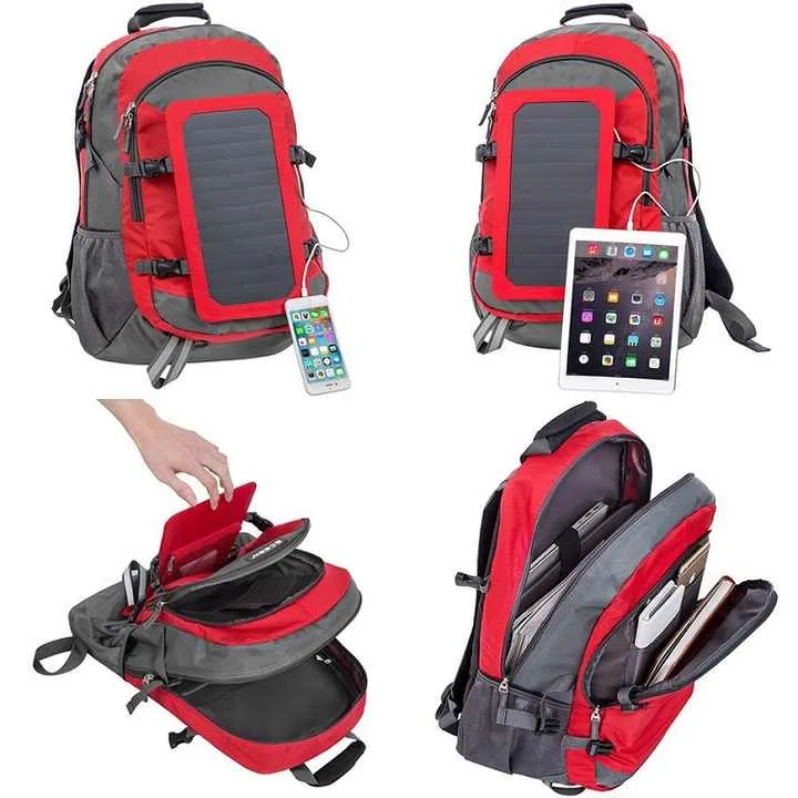 Multifunctional Outdoor Travle Solar Laptop Backpack