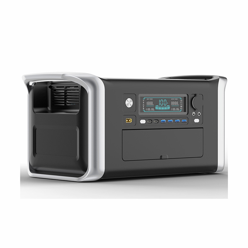 High Capacity Outdoor Camping Emergency Portable Power Stations 1000W Solar Power Station 2000W Power Generators