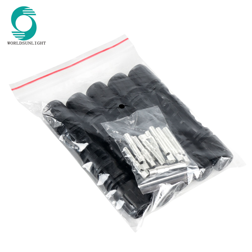WSPVCC-1500V CE IP67 Waterproof 30a 1500v PV DC Solar Panel Cable Connector For Solar Photovoltaic System