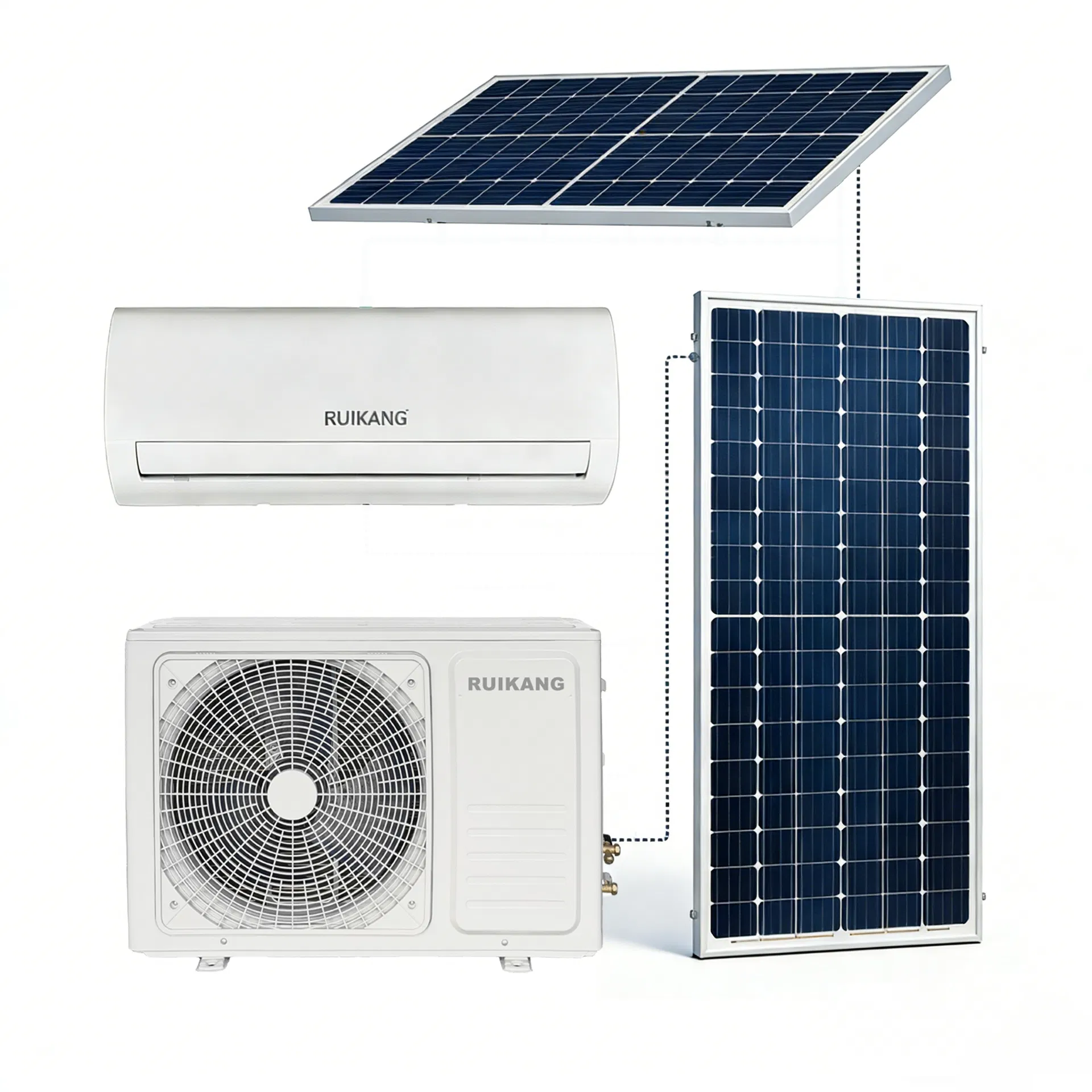 Solar Split System Cooling Unit Low Power Consumption Household Air Conditioner