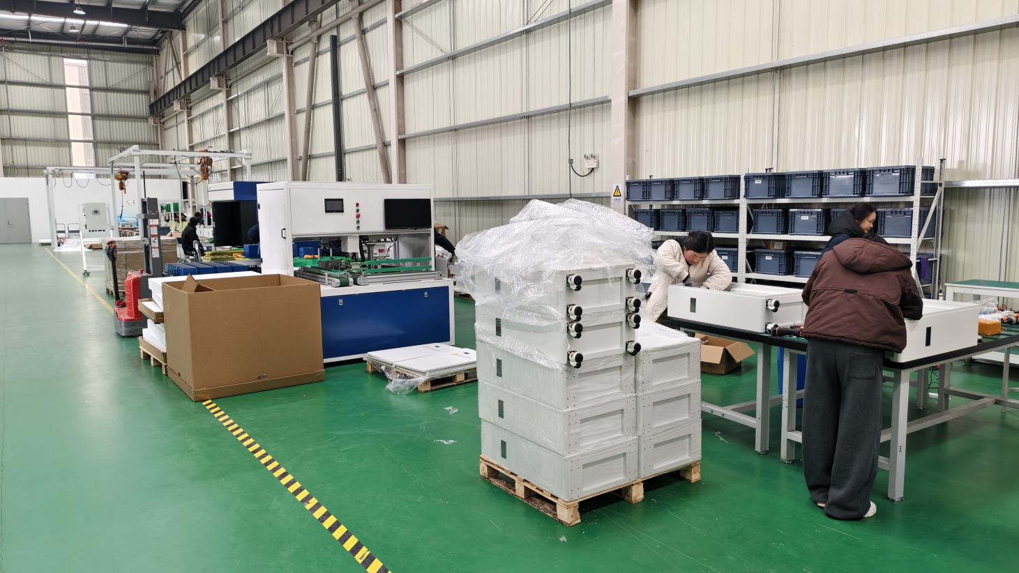 High speed assembly line