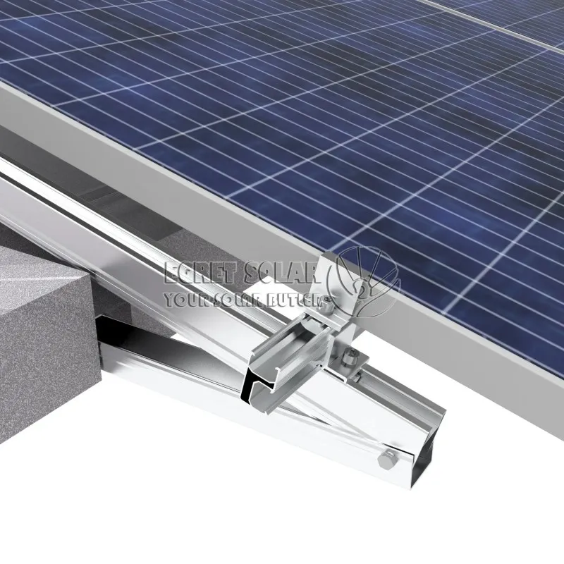 Easy Install Ballasted Mount Flat Roof Solar Mounting Systems