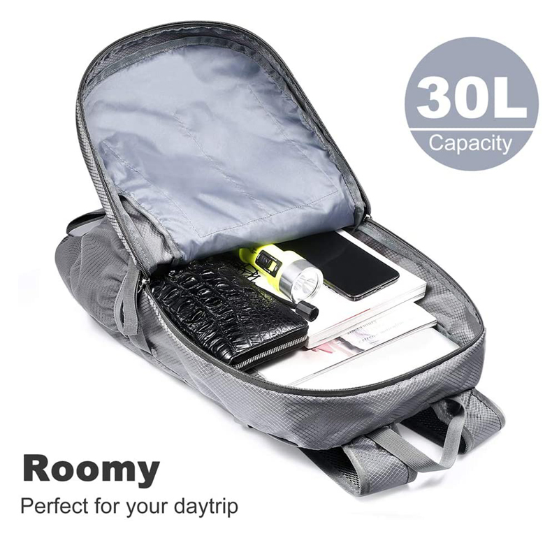Hiking Camping Backpack with Solar Panel and USB Port to Power All Your Devices