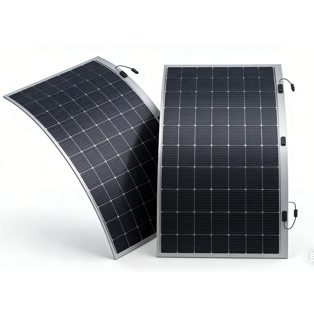Wholesale High Quality Frameless Lightweight Monocrystalline Solar Panel 182mm Cell 23% Efficiency 300W-500W for Car Outdoor Use